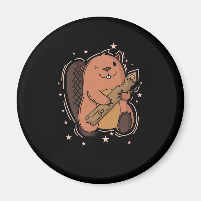 Imán Biber mit seinem Holz (Frente)