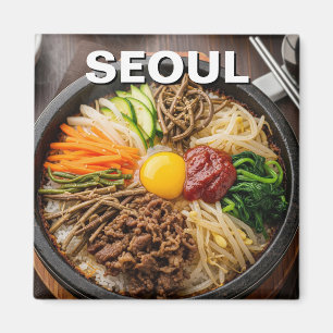 Imán Bibimbap de Seúl Corea del Sur