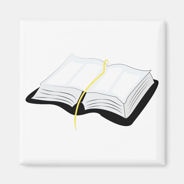 Imán Biblia abierta (Frente)