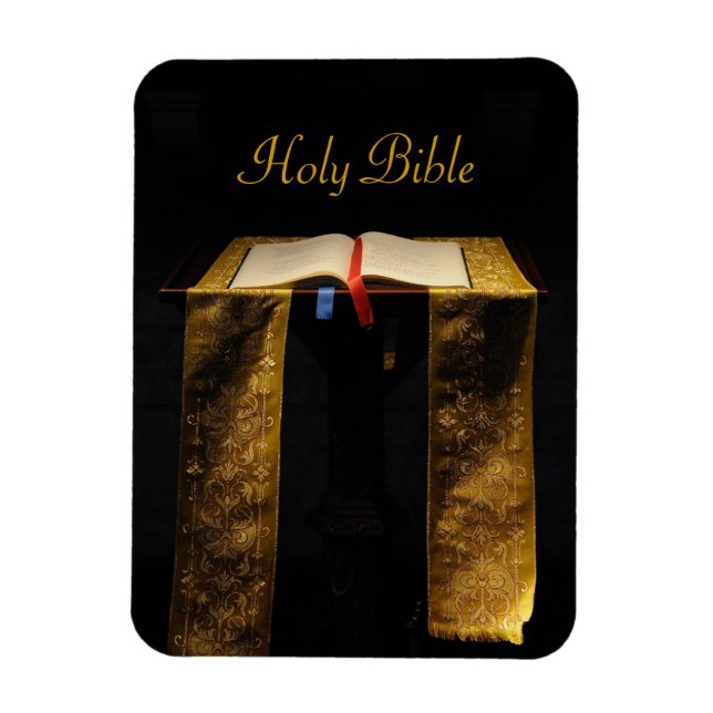 Imán Biblia en la iglesia (Vertical)