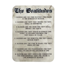 Imán Biblia Mateo 5 Beatitudes Sermón en el Monte