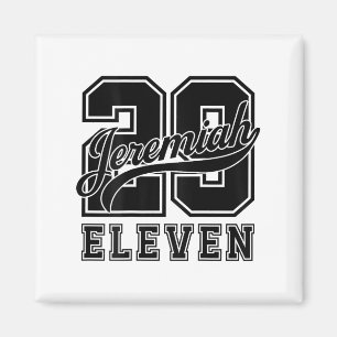 Imán Biblia Verse Jeremiah 29_11 Jersey Look Christian