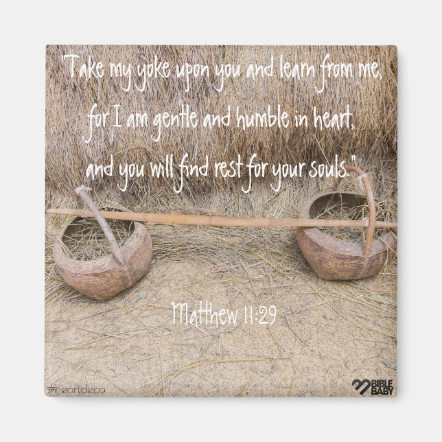 Imán Biblia Verse Magnet - Matthew (Frente)