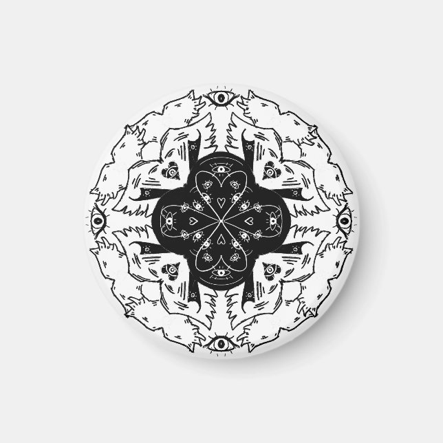 Imán Biblically accurate angel  (Frente)