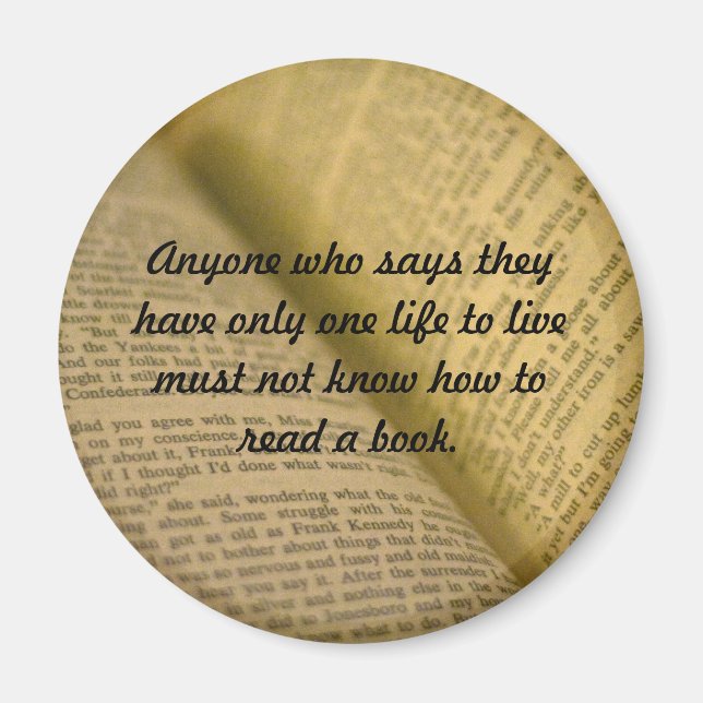 Imán bibliófilo (Frente)