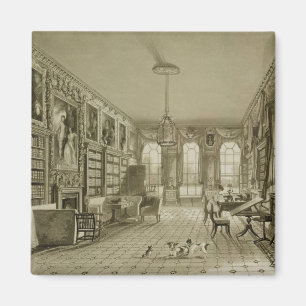 Imán Biblioteca como salón, parque de Cassiobury,
