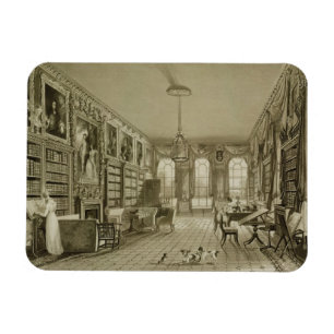 Imán Biblioteca como salón, parque de Cassiobury,