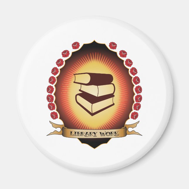 Imán Biblioteca de trabajo Mandorla (Frente)