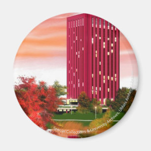 Imán Biblioteca en otoño por Tam Nguyen