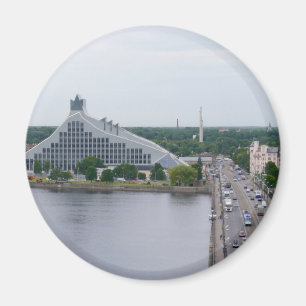 Imán Biblioteca Nacional de Letonia, Riga