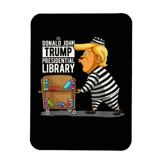 Imán Biblioteca Presidencial Trump Prisión (Vertical)