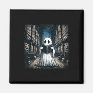 Imán Bibliotecario de Halloween en la biblioteca fantas