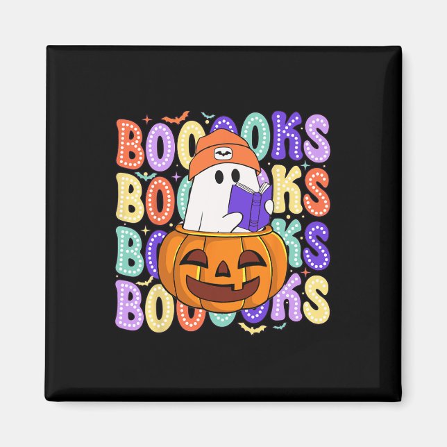 Imán Bibliotecario De Halloween, Profesor Fantasma Cuto (Frente)