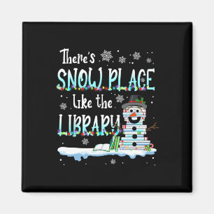 Imán Bibliotecario Hay Lugar De Nieve Como La Bibliotec