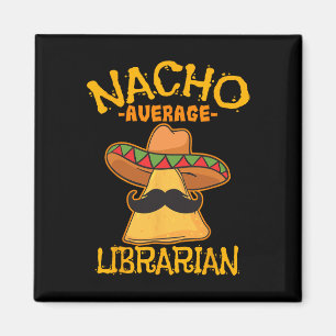 Imán Bibliotecario promedio nacho bibliotecario bibliot