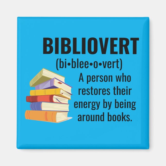 Imán Bibliovert Book Addict Magnet (Frente)