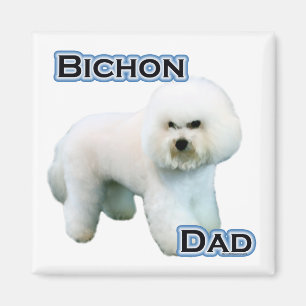 Imán Bichon Frise Dad 4 - Magnet