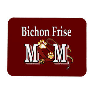Imán Bichon Frise Dog MOM