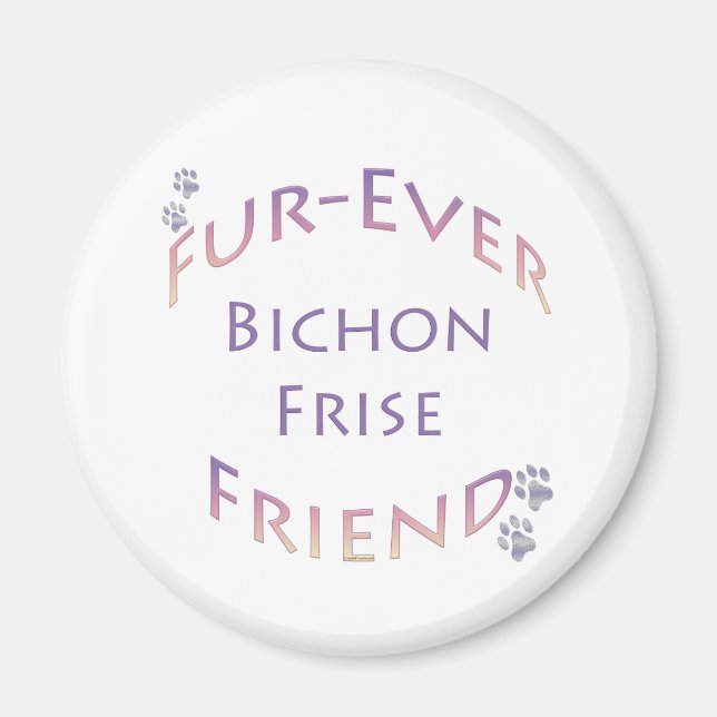 Imán Bichon Frise Furever (Frente)