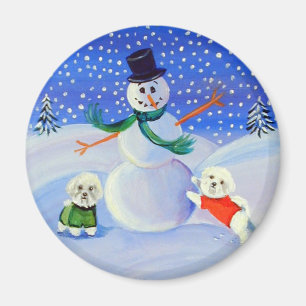 Imán Bichon Frise Magnet