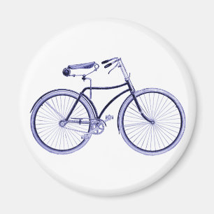 Imán Bici azul