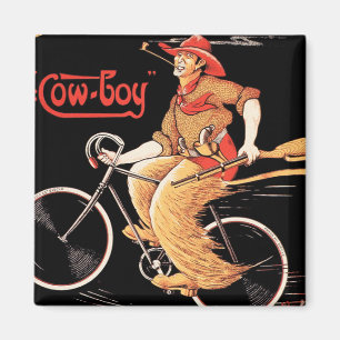 Imán Bicicleta con nombre "El Vaquero"