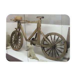 Imán Bicicleta de madera, Museo de Rumsiskis, LITHUANIA