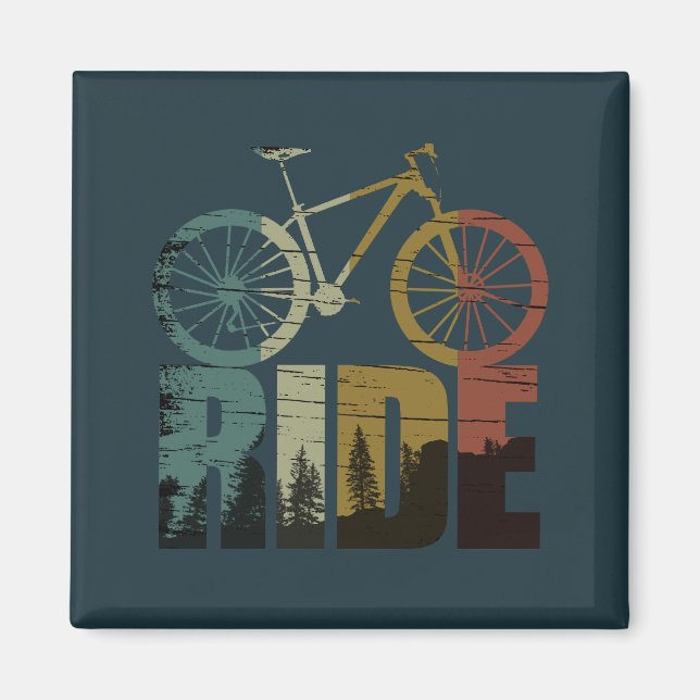 Imán Bicicleta de montaña (Frente)