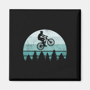 Imán Bicicleta de montaña vintage retro ciclismo puesta
