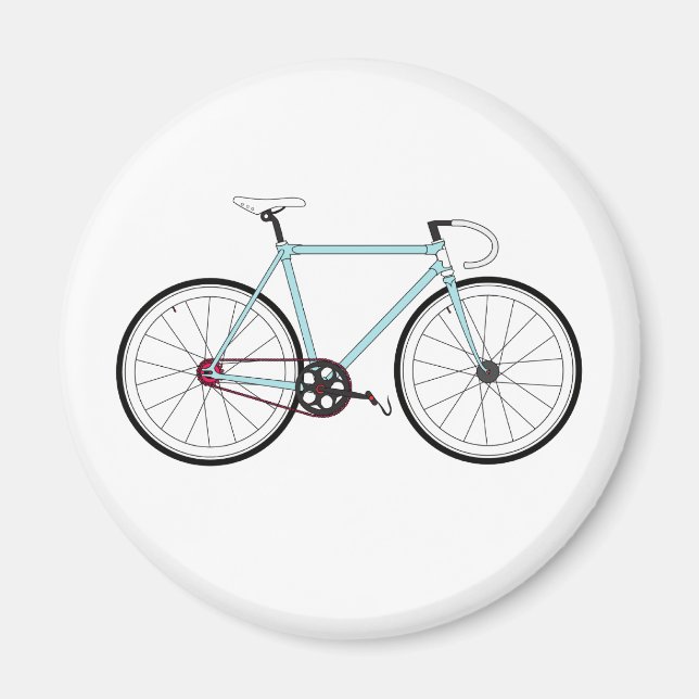Imán Bicicleta Retro Clásica (Frente)