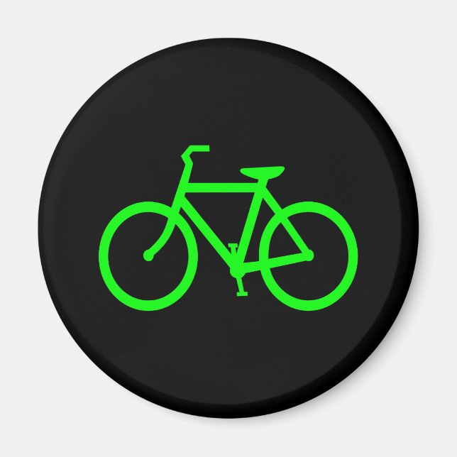 Imán Bicicleta Verde Lima (Frente)