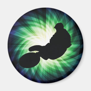 Imán Bicicleta verde sucia