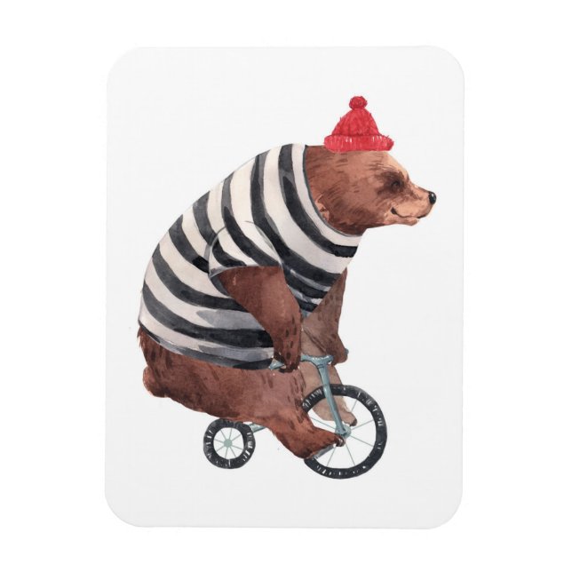 Imán Bicycle Fun Bear (Vertical)