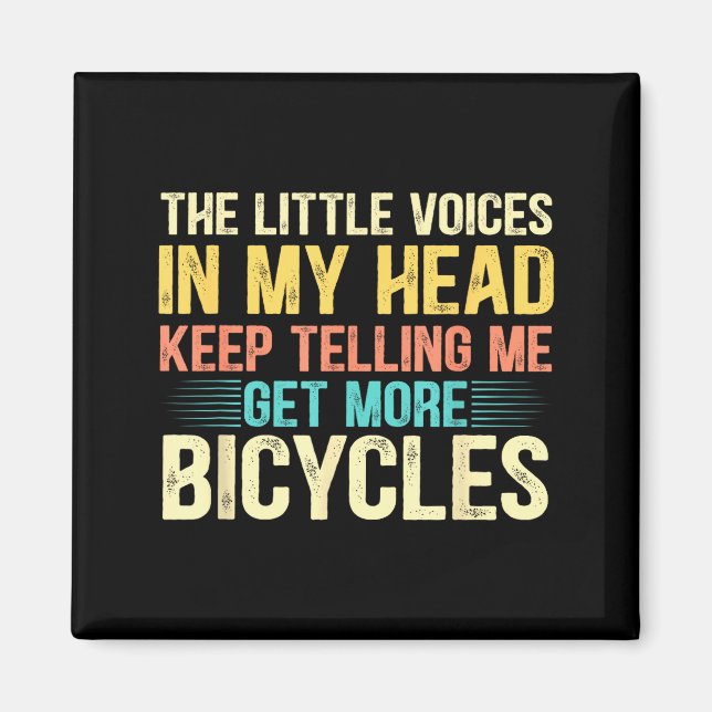 Imán Bicycle Lover Funny Quote Cycling Humor  (Frente)