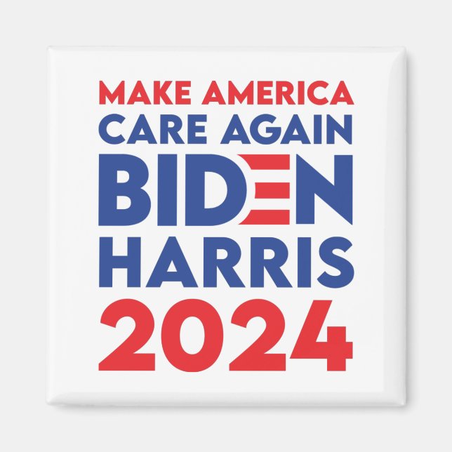 Imán Biden / Harris - 2024 - Haz que Estados Unidos vue (Frente)
