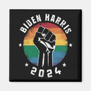 Imán Biden Harris 2024 LGBT Arcoíris Orgullo Gay Elecci