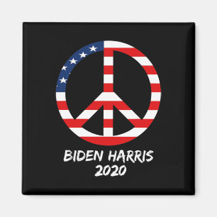Imán Biden Harris Elección Democracia Bandera Estadouni
