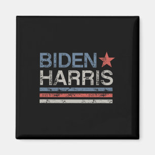Imán Biden Harris Retro Vintage Design Biden Harris