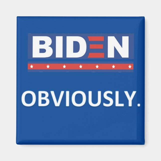 Imán Biden Obviamente Magnet (Frente)