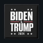 Imán Biden Trump 2024 Divertido candidato a la presiden<br><div class="desc">Biden Trump 2024 Divertido candidato a la presidencia</div>
