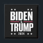 Imán Biden Trump 2024 Divertido candidato a la presiden<br><div class="desc">Biden Trump 2024 Divertido candidato a la presidencia</div>
