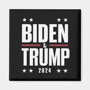Imán Biden Trump 2024 Divertido candidato a la presiden