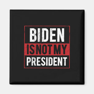 Imán Biden Vintage No Es Mi Presidente Biden Harris Gan