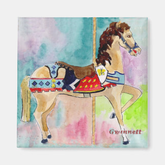 Imán Biege Carousel Horse