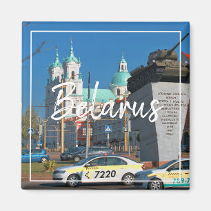 Imán Bielorrusia Arquitectura Hrodna Grodno City Magnet