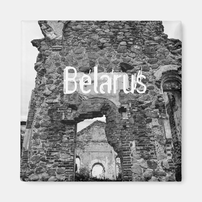 Imán Bielorrusia Begoml Biahoml Architecture Magnet (Frente)
