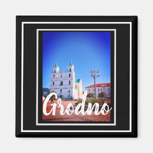 Imán Bielorrusia Grodno Architecture Landscape Magnet