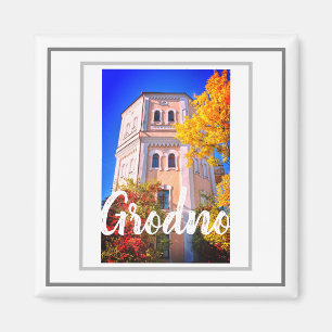 Imán Bielorrusia Grodno Architecture Landscape Magnet