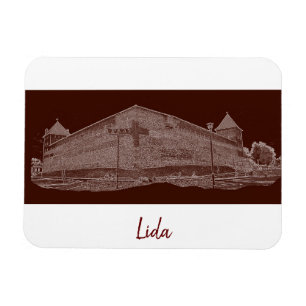 Imán Bielorrusia Lida Cityscape City Castle Architectur
