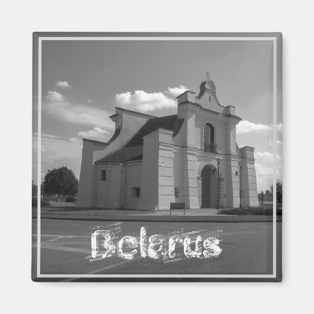 Imán Bielorrusia Niasviž Nesvizh Arquitectura Magnet (Frente)